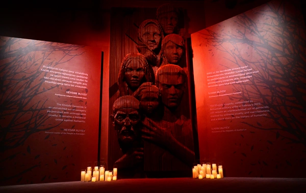 Prezident İlham Əliyev Xocalı Soyqırımı Memorialının açılışında iştirak edib