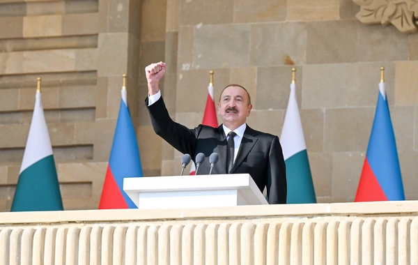 Vətən müharibəsində Qələbənin beşinci ildönümünə həsr olunmuş Hərbi parad keçirilib