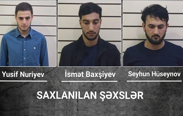 Evdən pul dolu seyfi oğurlayan şəxslər qandallandılar
