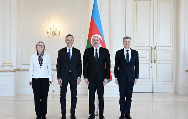 Президент Ильхам Алиев принял верительные грамоты новоназначенного посла Литвы в Азербайджане
