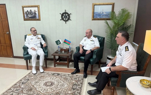Azərbaycanla Pakistanın hərbi dəniz qüvvələri arasında fikir mübadiləsi aparılıb