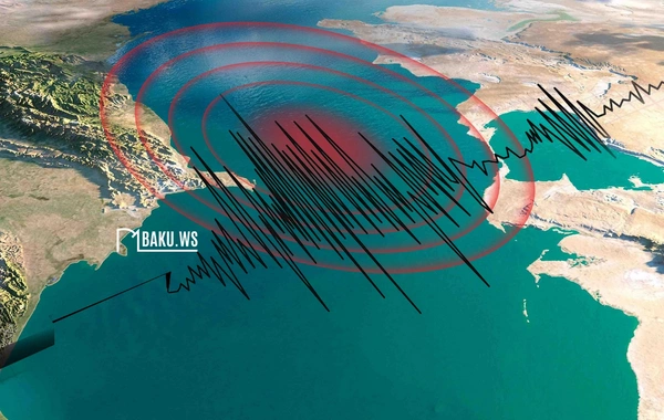 Xəzər dənizində zəlzələ baş verib