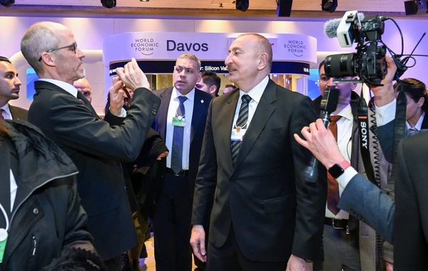 İlham Əliyev Ümumdünya İqtisadi Forumu çərçivəsində panel iclasda iştirak edib