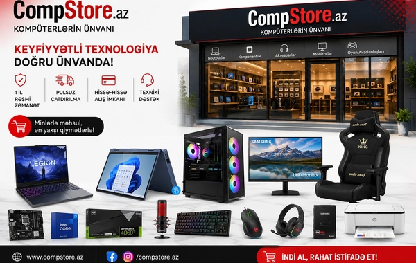 Compstore.az – Güclü Texnologiya, Sərfəli Qiymət, Etibarlı Xidmət!