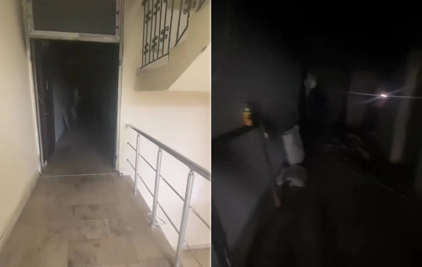 Yasamalda yanğın olan binada təmir başladı