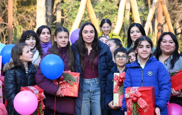 Leyla Əliyeva Mərkəzi Nəbatat bağında uşaqlar üçün təşkil olunan tədbirdə iştirak edib