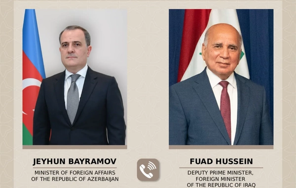 Azərbaycanın xarici işlər naziri İraqın Baş nazirinin müavini ilə danışıb