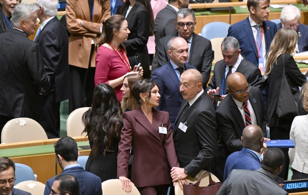 Prezident və birinci xanım BMT Baş Assambleyasının 80-ci sessiyası çərçivəsində yüksəksəviyyəli müzakirələrdə iştirak ediblər