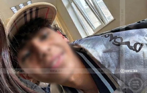 Bakıda şagirdi öldürməkdə ittiham edilən məktəblinin fotosu