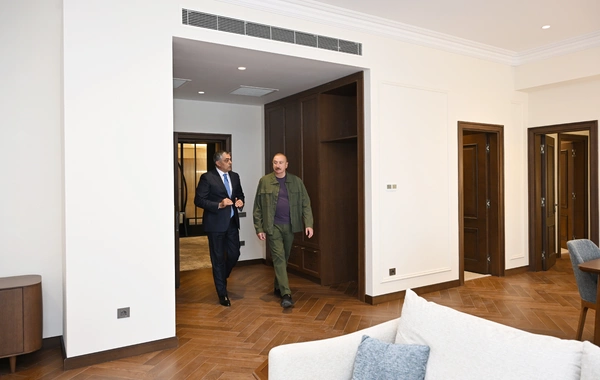 Prezident İlham Əliyev "Xankəndi" hotelinin açılışında iştirak edib