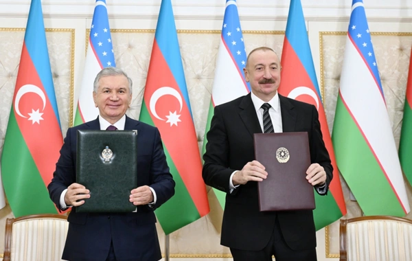 Documents signed between Azerbaijan and Uzbekistan were exchanged