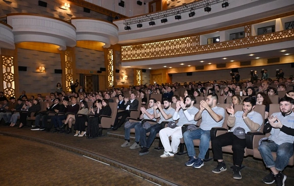 Arzu Əliyeva "Harmoniya" sənədli filminin təqdimatında iştirak edib