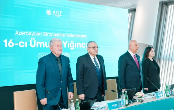 Mehriban Əliyeva növbəti beş il müddətinə Azərbaycan Gimnastika Federasiyasının prezidenti seçilib