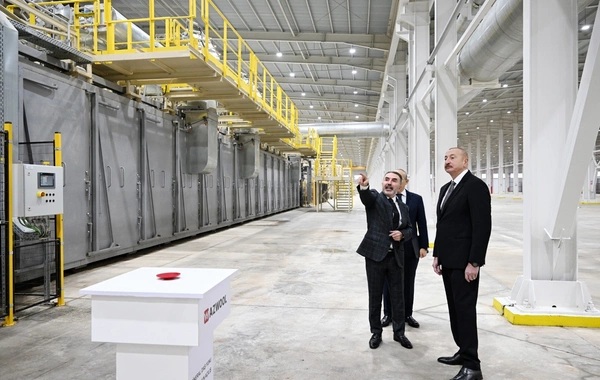 Prezident İlham Əliyev "AZWOOL" mineral daş yunu zavodunun açılışında iştirak edib