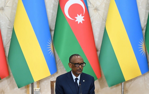 Azərbaycanla Ruanda arasında sənədlər mübadilə olunub, prezidentlər mətbuata bəyanatlarla çıxış edib