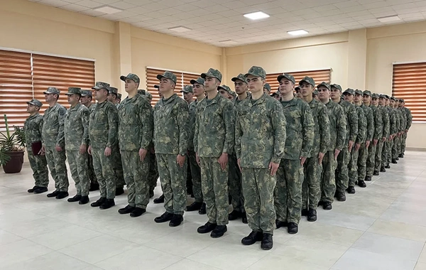 Azərbaycan Ordusunda andiçmə mərasimləri keçirilib