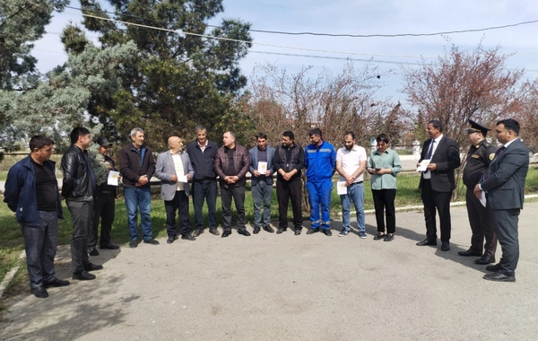 FHN tərəfindən "Yaz-yay fəsillərində sel təhlükəsi" mövzusunda növbəti tədbirlər keçirilib