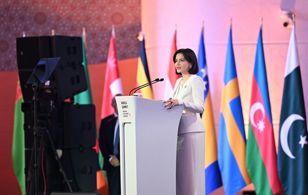 Leyla Əliyeva Səmərqənddə Uşaqların rifahına investisiya mövzusunda Ümumdünya Sammitinin açılışında iştirak edib