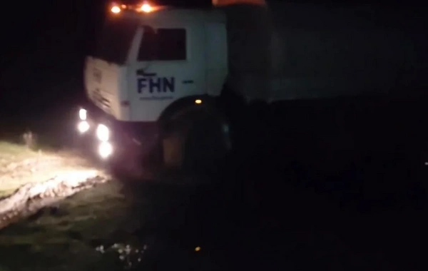 Продовольственная помощь направлена в село в Губинском районе, где произошел оползень