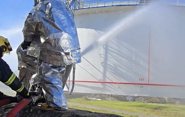 DYMX Neft Emalı Zavodunda yanğın-taktiki təlim keçirib