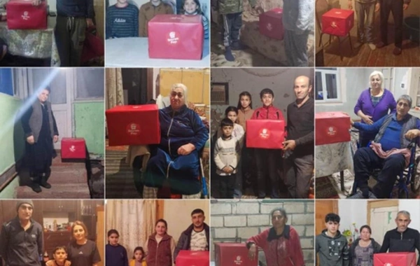 По инициативе Лейлы Алиевой малообеспеченным семьям вручены праздничные подарки