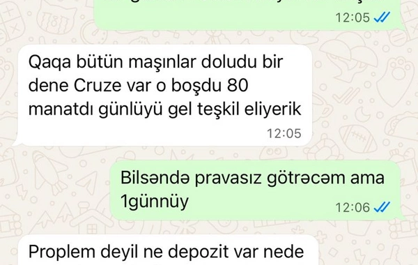 В Баку прокатные компании сдают машины клиентам без водительских прав?