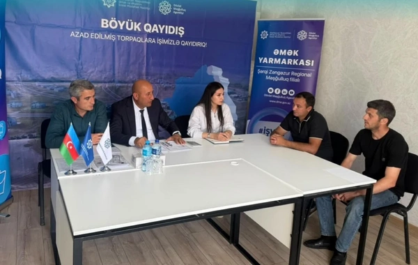 Zəngilanda növbəti əmək yarmarkası keçirilib