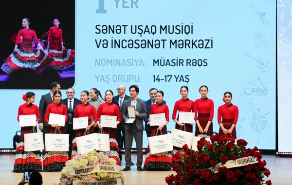 Leyla Əliyeva və Alyona Əliyeva  mükafatlandırma mərasimində iştirak ediblər