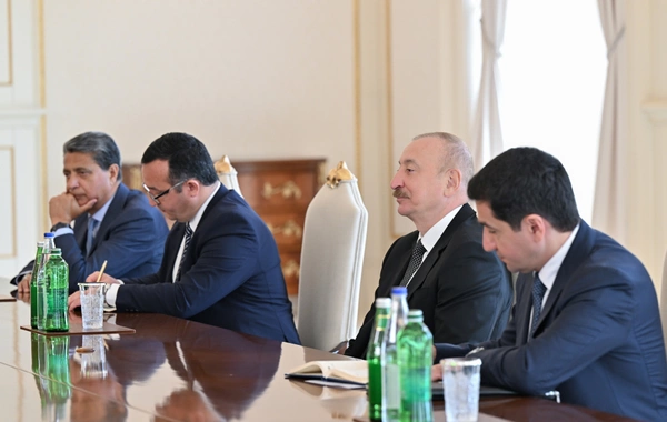 President Ilham Aliyev received a delegation headed by the Chairman of the National Council of Slovakia