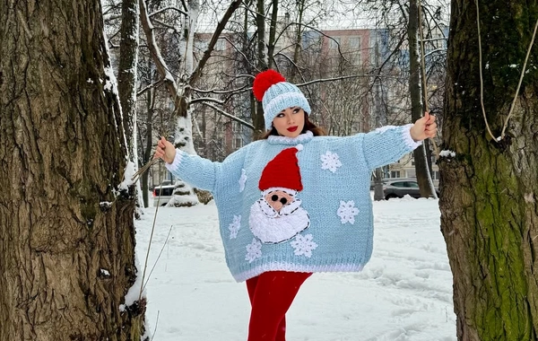 Xatirə İslamdan qarlı havada FOTOSESSİYA