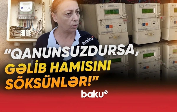 Часть жильцов здания в Баку уже пятый год платит за свет по завышенному тарифу