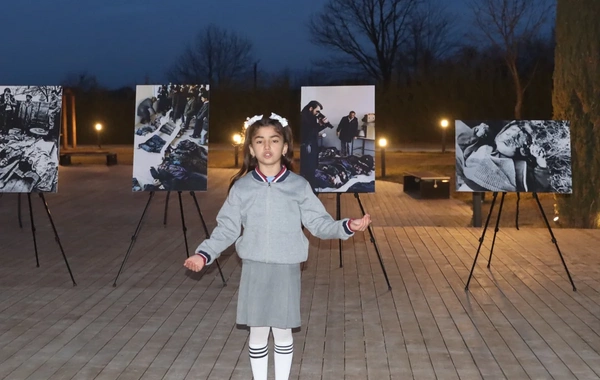 Xocalıda soyqırım qurbanlarının xatirəsinə flaşmob keçirilib