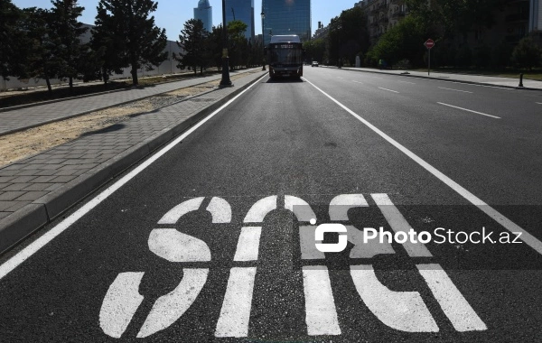 Bakının bu küçəsində avtobus zolağı ləğv edilib