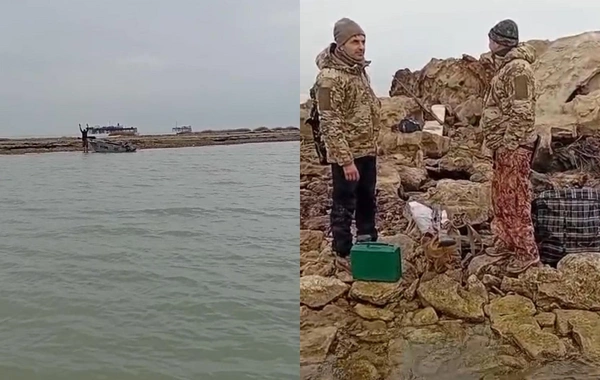 Dənizdə köməksiz vəziyyətdə qalan şəxslər xilas edildilər