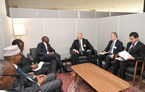 The President of Azerbaijan met with his Kenyan counterpart at the UN headquarters in New York