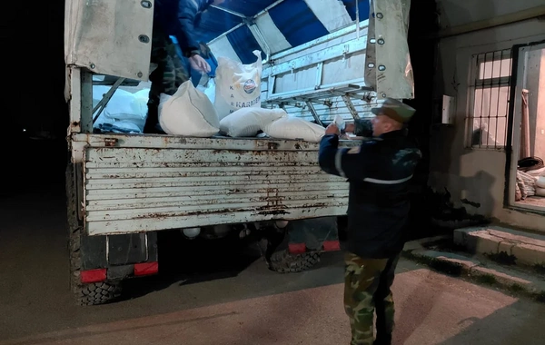 Продовольственная помощь направлена в село в Губинском районе, где произошел оползень