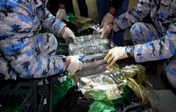 Astara Gömrük İdarəsində 148 kiloqramdan artıq narkotik vasitə aşkarlanıb - FOTO