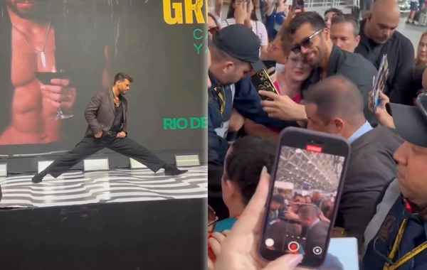 Rio-de-Janeyroda izdihamla qarşılaşan Can Yaman şpaqat şousu göstərdi