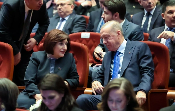Sahibə Qafarova Rəcəb Tayyib Ərdoğanla görüşüb