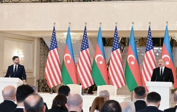 Ильхам Алиев и вице-президент США Джей Ди Вэнс выступили с заявлениями для прессы