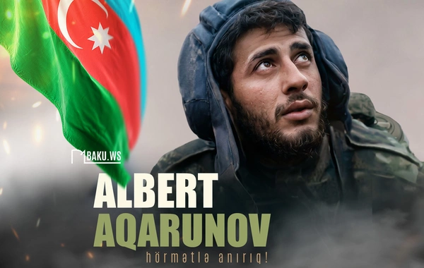 Milli Qəhrəman Albert Aqarunovun anım günüdür