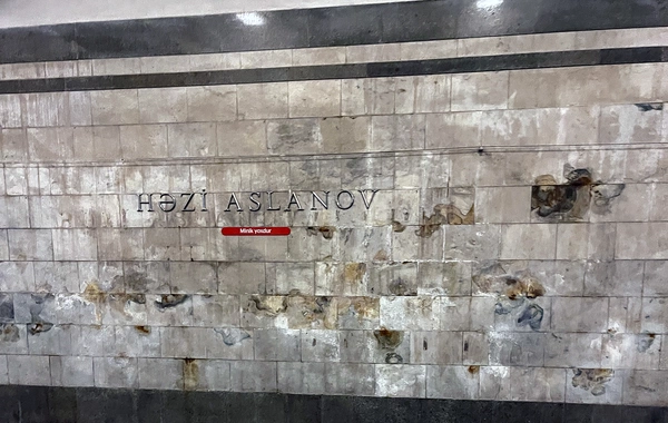 Bakı metrosunda narahatedici PROBLEM - Stansiyaya su sızır?