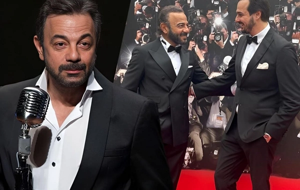 Kerem Alışık ilk dəfə oğlu ilə qırmızı xalıda
