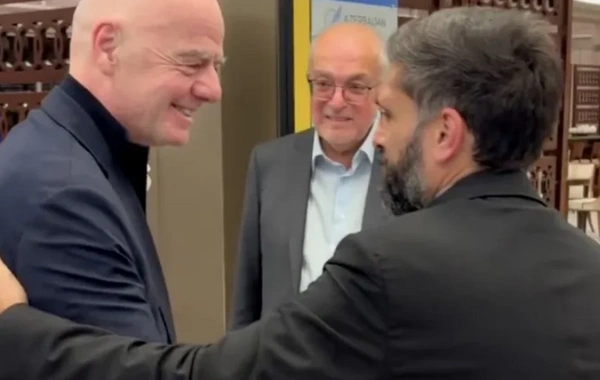 Canni İnfantino Bakıya gəlib