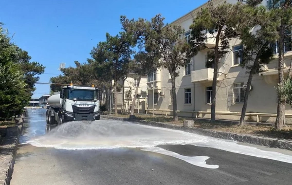 Bugünkü iməcilikdə Bakının 556 küçəsi yuyuldu