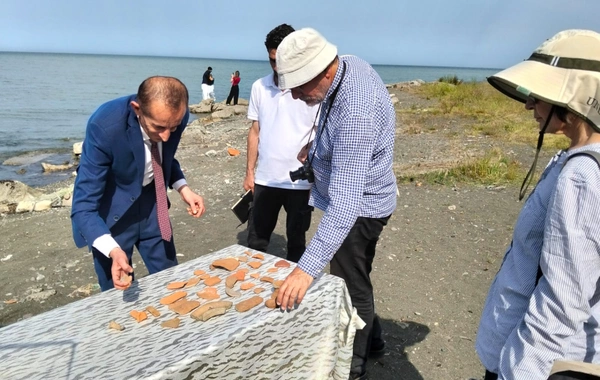 Xəzərin Lənkəran sahillərində Orta əsrlərə aid yaşayış məskəninin izlərinə rast gəlinib