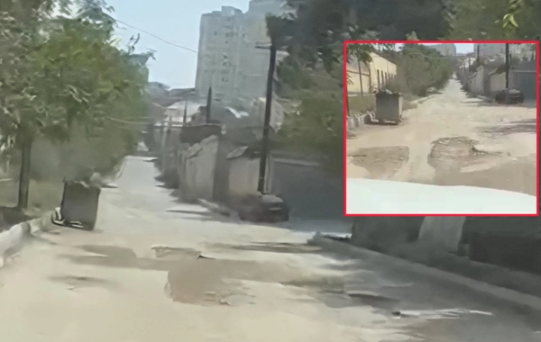 Bakıda yol problemi: "İki aydır yolu qazıblar, düzəltmirlər"