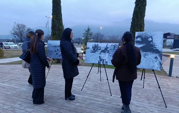 Xocalıda soyqırım qurbanlarının xatirəsinə flaşmob keçirilib