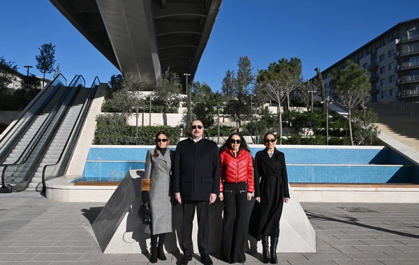 Prezident İlham Əliyev "Bakı Ağ Şəhər"də olub