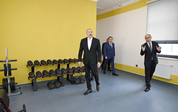 İlham Əliyev Lənkəran Dövlət Peşə Təhsil Mərkəzinin açılışında iştirak edib